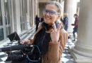La joven cineasta estadounidense River Finlay habla de su documental, en producción, sobre la vida de la escritora chilena Isabel Allende./ Foto: Del autor