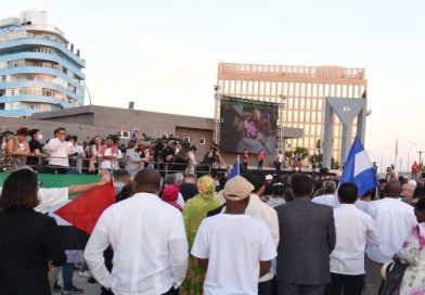 Multitudinaria concentración en Cuba exige fin genocidio en Palestina (+Fotos)