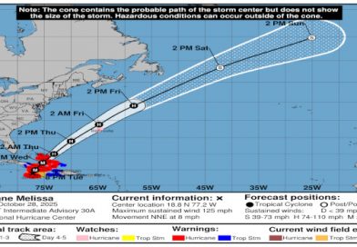 Melissa es un huracán de categoría 3 Melissa es un huracán de categoría 3