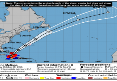 Melissa es ahora un fuerte huracán categoría 3 Melissa es ahora un fuerte huracán categoría 3
