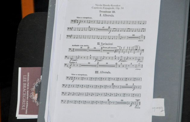 Se honraron piezas de compositores europeos, entre ellas las de Rimsky-Kórsakov. / Foto: Delvis Toledo de la Cruz / 5 de Septiembre