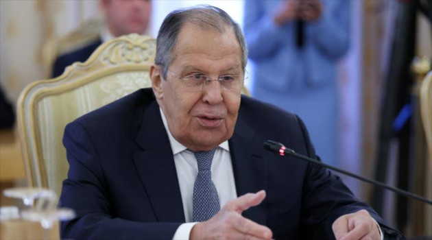 El ministro de Asuntos Exteriores ruso, Serguéi Lavrov, habla durante una reunión, Moscú, Rusia. / Foto: Reuters