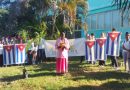 Siembran Palma Real en Universidad de Ciencias Médicas de Cienfuegos Los estudiantes pertenecientes al colegio universitario de Ciencias Médicas y a la enseñanza técnica y profesional fueron los encargados de apoyar la realización del acto y la siembra de la Palma Real. /Foto: Liana Laura Gavilla Cruz / 5 de Septiembre