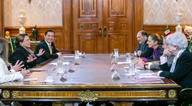 En el marco de su visita oficial a México, la presidenta Castro ratificó además su compromiso “con unas elecciones libres, transparentes y pacíficas a celebrarse este domingo 30 de noviembre”. /Foto: @gobprensaHN