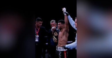Cienfuegos, de 3-3 en velada profesional de boxeo Erislandy retuvo la corona continental latinoamericana.