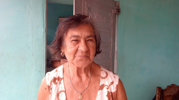 Mis hijos son mi vida y no lo discuto con nadie, dijo Ana Luisa Ortiz, proveniente de la región oriental de Cuba. / Foto: Luzdeibys González Forcades