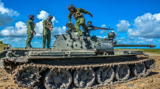 Foto: Actividades de preparación combativas en unidades militares del Ejército Oriental. /Foto: Juan Pablo Carreras/ACN