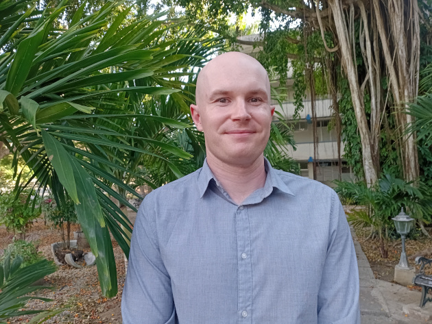 Ludvig Halgren, oficial del programa de ASDI para CIENPINOS. / Foto: Magalys Chaviano / 5 de Septiembre