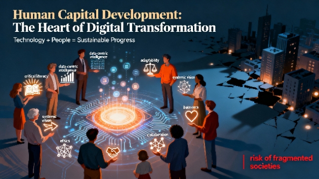 (Tecnología + ciudadano = Progreso sustentable). / Foto: Creada por el autor con IA