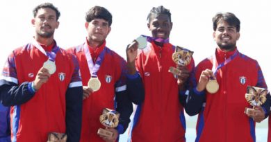 Roberto Carlos Paz, segundo de izquierda a derecha, aportó un mundo a la actuación de Cuba en los Juegos Panamericanos Junior.