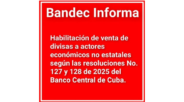 Mi Turno Bandec, solicitud de venta de divisas a actores económicos