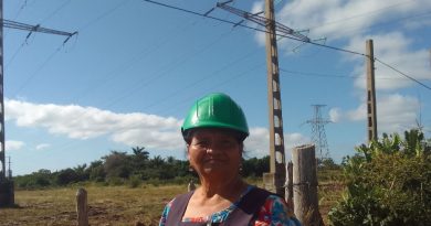 Mileidys García Tornés trabaja como especialista en redes eléctricas y sistemas.