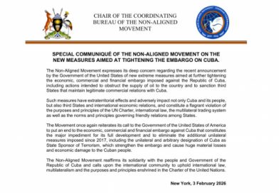 Canciller: Está aislada la política de asfixia de EE.UU. sobre Cuba