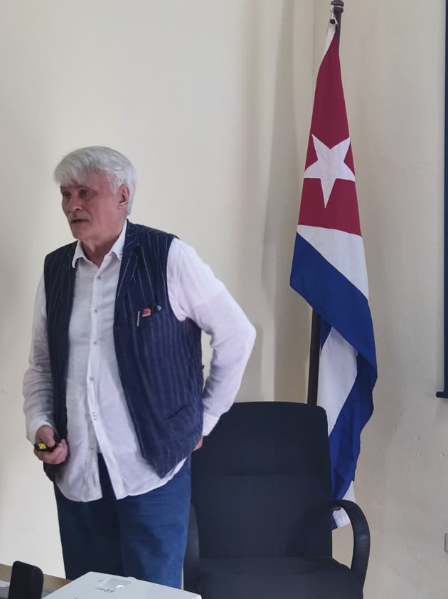 Michael Zeuske regresó a Cienfuegos con una nueva investigación. 