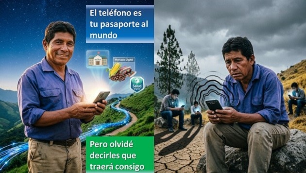 Lo que te esconde la tecnología. / Imagen: Creada por el autor con IA