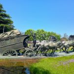 Monumento a la Diligencia erigido en el Prado de Montevideo