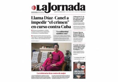 Dedica <em> La Jornada</em> portada a Cuba frente al asedio de EEUU