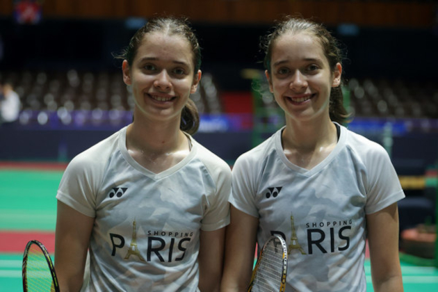 Las mellizas paraguayas de solo 16 años, Paula y Sofía Rodas, se impusieron en el doble femenino.