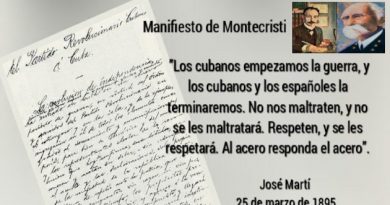 Manifiesto de Montecristi con la pluma precisa de Martí