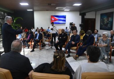 «Cuenten esta realidad», pidió Díaz-Canel a representantes de organizaciones ecuménicas internacionales