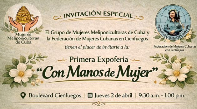 <em>Con manos de mujer</em>, expoferia en Cienfuegos