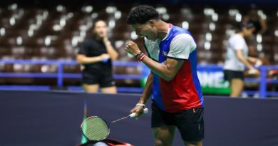 Roberto Carlos Herrera, el principal badmintonista cubano en la actualidad, sumó una medalla de cada color.