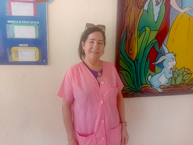 Lic. Marlenis De la Nuez Herrera, la directora. / Foto: Magalys Chaviano Álvarez / 5 de Septiembre