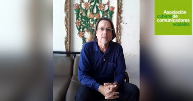 René Sebastián Gómez Torres, uno de los fundadores de la Asociación Cubana de Comunicadores Sociales en Cienfuegos. / Foto: Yudith Madrazo Sosa / 5 de Septiembre