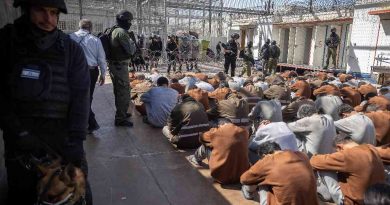 Más de nueve mil 600 palestinos encarcelados en Israel Más de nueve mil 600 palestinos encarcelados en Israel