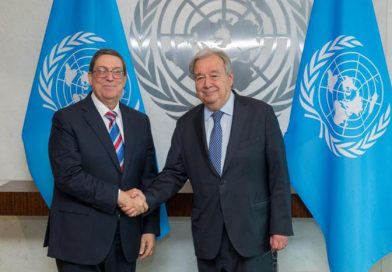 Canciller cubano se reúne con Secretario General de la ONU