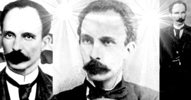 “El sentido de la justicia constituye la piedra angular del pensamiento y la acción revolucionaria de José Martí (…)”. / Foto: Diseño y Montaje de la autora