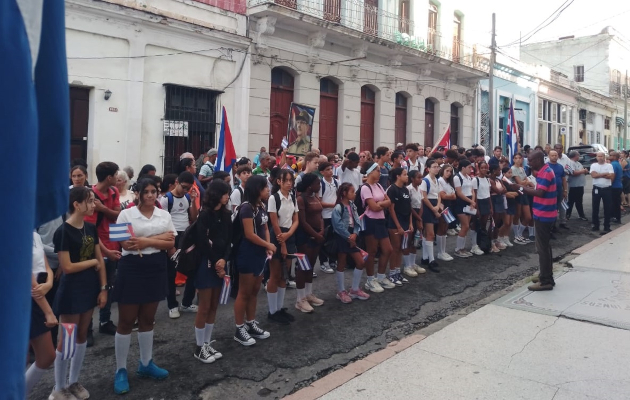 En primera fila, las nuevas generaciones. 