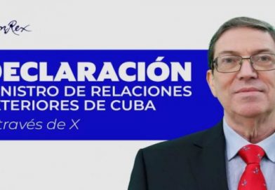 Bruno Rodríguez Parrilla, ministro de Relaciones Esteriores de Cuba. / Foto: MINREX