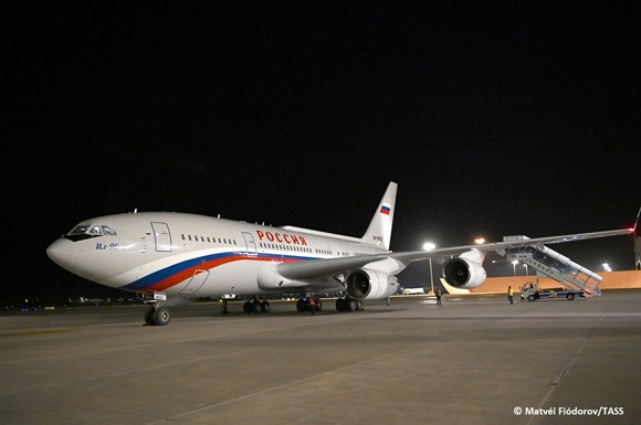 Putin llegó a Beijing. / Foto: TASS