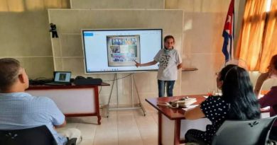 Club de Observadores de Cienfuegos, presente en Fórum por la Innovación 2026 Durante la ponencia fueron resumidas las actividades y objetivos que persigue el Club. / Foto: Cortesía de Marleny Roque Feble