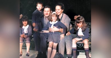 La memoria grata de los padres Raúl Castro, junto a Vilma y sus hijos. / Foto: Memorial Vilma Espín Guillois