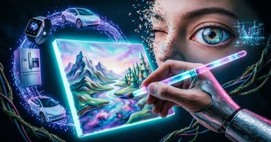 Las TICs, curiosidades y desarrollo Imagen creada por el autor con IA