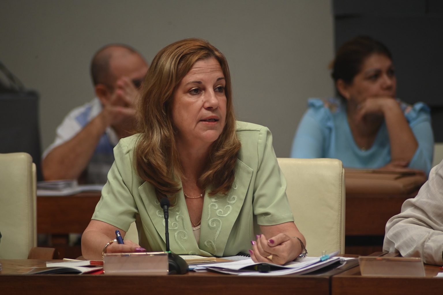 La ministra de Justicia, Rosabel Gamón Verde. / Foto: Estudios Revolución.
