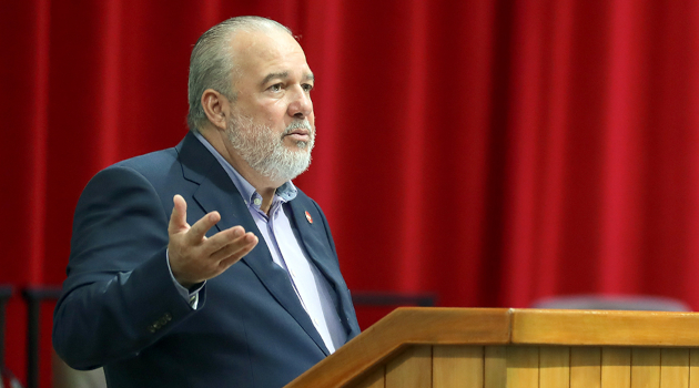El Primer Ministro de Cuba, Manuel Marrero Cruz, durante su intervención en la tercera Sesión Extraordinaria de la Asamblea Nacional del Poder Popular en su X Legislatura. / Foto: Abel Padrón Padilla/ Cubadebate