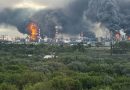 Incendio en refinería del sur de Rusia tras caída de restos de dron