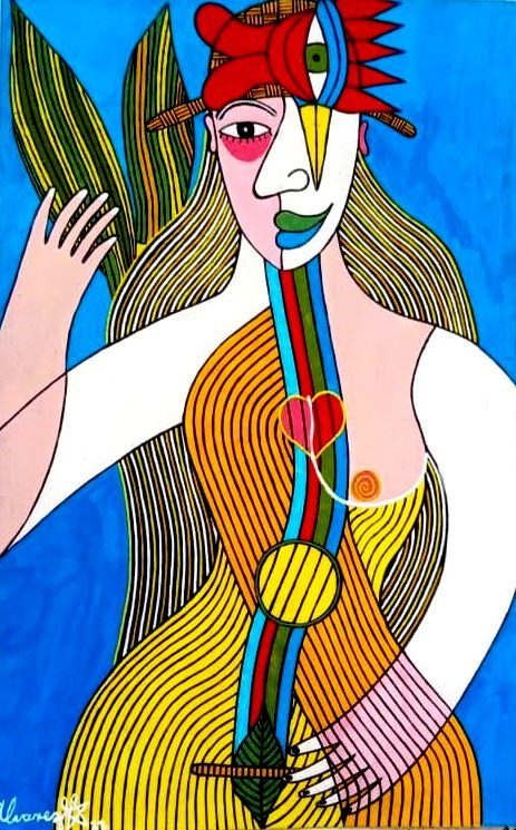 La mujer es una de las figuras más recurrentes en su obra.