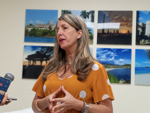 Ministra de Educación: “El inicio del curso escolar es la fiesta de Cuba”. /Foto: Lorena Fontela 
