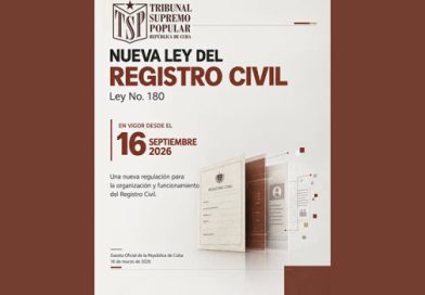 Resaltan nueva Ley del Registro Civil que moderniza trámites en Cuba Resaltan nueva Ley del Registro Civil que moderniza trámites en Cuba