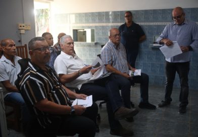 Chequea Díaz-Canel sistema de abasto de agua de Ariguanabo Chequea Díaz-Canel sistema de abasto de agua de Ariguanabo