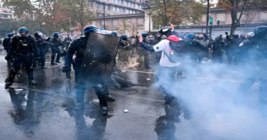 Protestas multitudinarias en Francia. / Foto: AFP