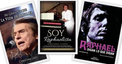 Ni este, ni <em>Aquel</em> El cantante español Raphael, objeto de varios títulos que realzan con demasiadas luces su trayectoria. /Diagramación: Del Autor