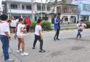 En Cienfuegos, la red juvenil comunitaria salió a la calle Juegos participativos organizados por el Inder figuraron entre las atracciones durante la jornada. / Foto: Yudith Madrazo Sosa/ 5 de Septiembre