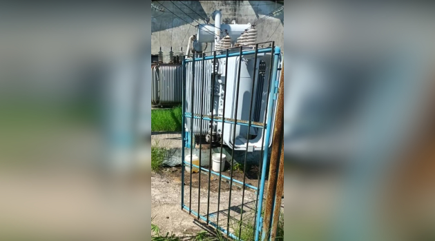 Intento de robo de aceite dieléctrico en la subestación eléctrica Cubana de Bronce, ubicada en el municipio habanero de Guanabacoa. /Foto: Empresa Eléctrica de La Habana