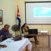Dr.C Pedro Arturo Muñoz Oramas, profesor de la Universidad de Cienfuegos Carlos Rafael Rodríguez, enalteció el pensamiento militar de José Martí. / Foto: Tay Toscano